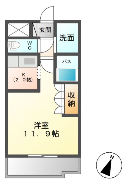イーストピアTSUKUBAの間取り