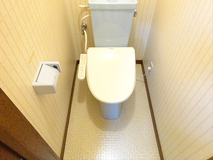 コーポ石川のトイレ|落ち着いたトイレです