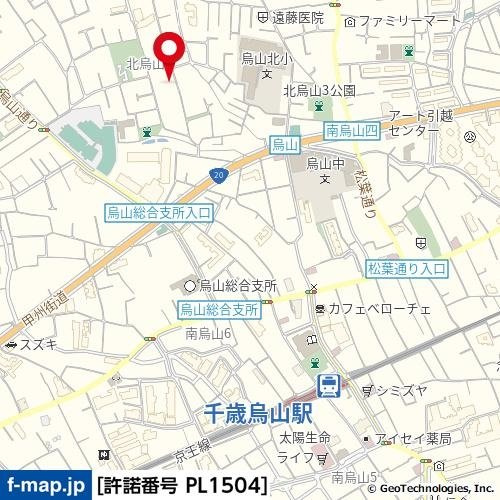 フォレスト北烏山の地図