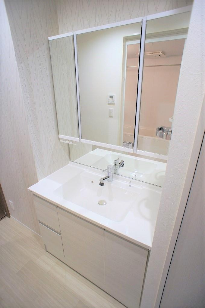 アルバグランデの洗面所|忙しい朝には欠かせない洗面所です