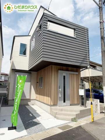 柏市西原128③　新築戸建　3号棟の外観|接道：南側4ｍ公道
