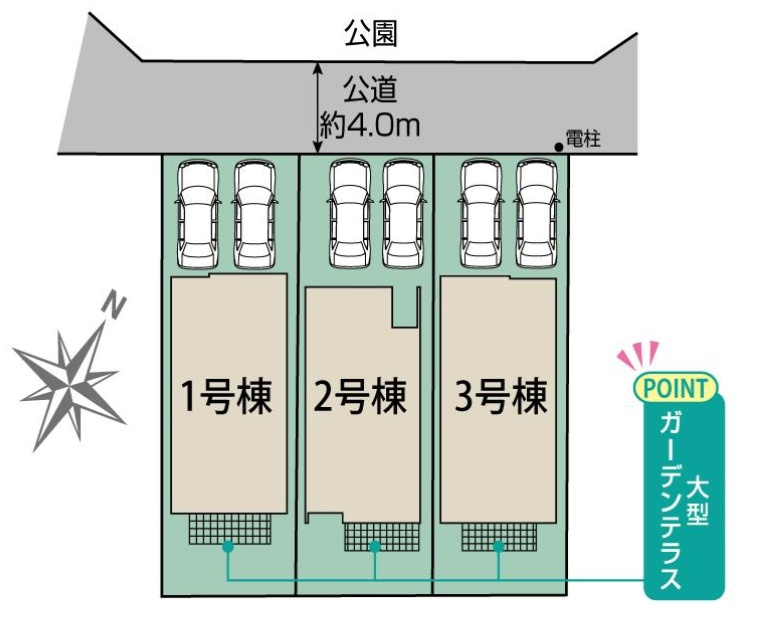 習志野市藤崎３丁目の区画図