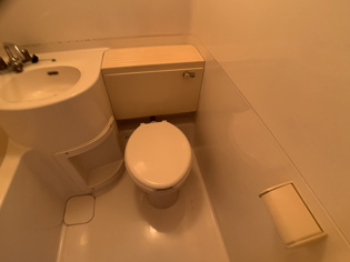 浴室内にトイレがあります♪