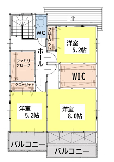 【間取り】 | 2F間取り図