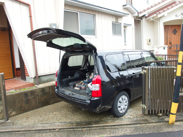 岡崎市井田町戸建の駐車場