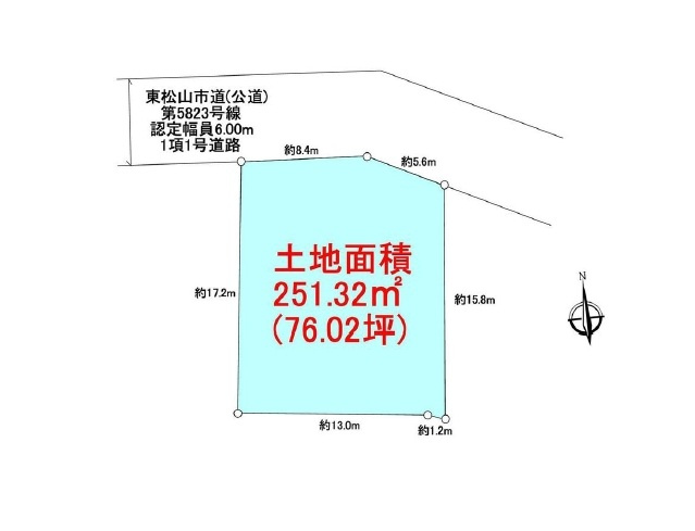 【土地図】 | 東松山市白山台　全１区画 | 全１区画