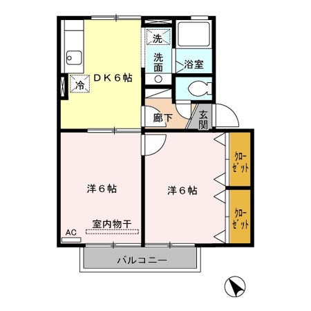ウィルモア輝 A棟の間取り
