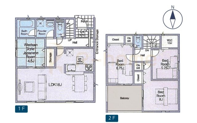 常総市本石下第12　新築戸建て　6号棟の間取り|4LDK＋WIC、土地面積214.30m2、建物面積98.82m2
