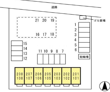 エクセレントユウの区画図