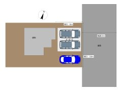 【区画図】 | 大館市字観音堂・中古住宅☆現況販売☆