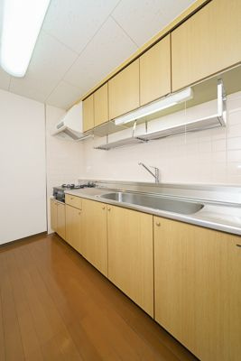 パークセリタ二子玉川のキッチン|■グリル機能付き３口ガスコンロシステムキッチン