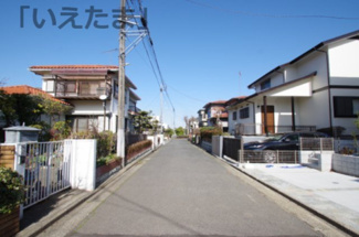 【前面道路含む現地写真】 | 区画整理地内の閑静な環境です。