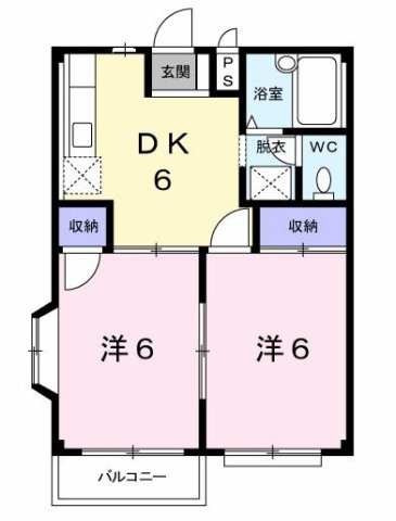 フェイムＡの間取り
