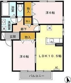 Wisteria(ウィステリア)　Bの間取り