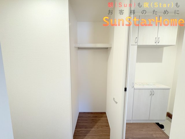 【サンスターホーム】羽村市小作台4丁目　新築5号棟の収納