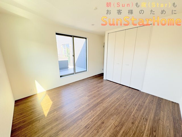 【サンスターホーム】羽村市小作台4丁目　新築5号棟の洋室