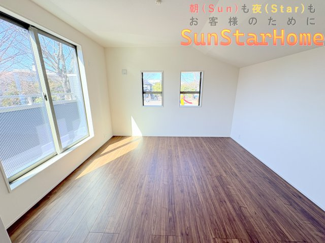 【サンスターホーム】羽村市小作台4丁目　新築5号棟の洋室