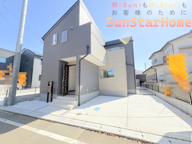 【サンスターホーム】羽村市小作台4丁目　新築5号棟の外観