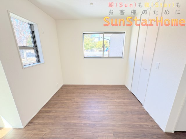 【サンスターホーム】羽村市小作台4丁目　新築5号棟の洋室