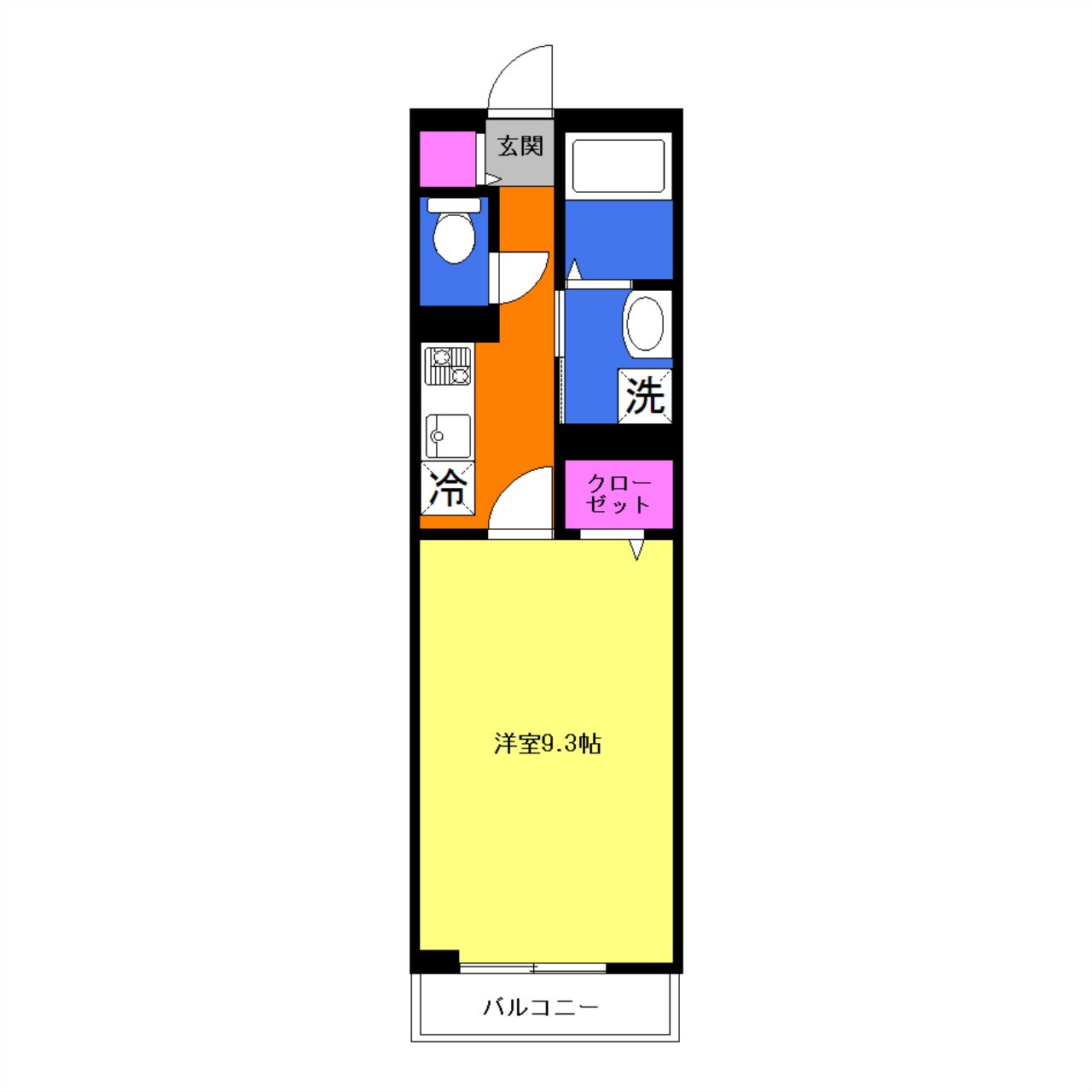 ベルフローストの間取り|間取りは現況優先