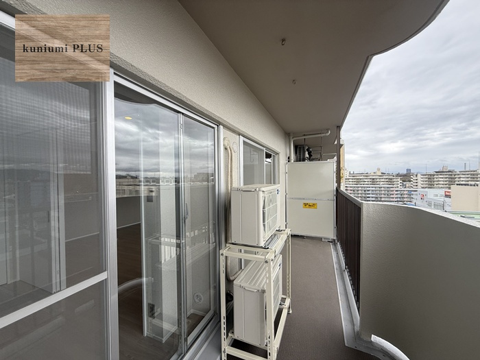 ネオコーポ鶴見緑地のバルコニー