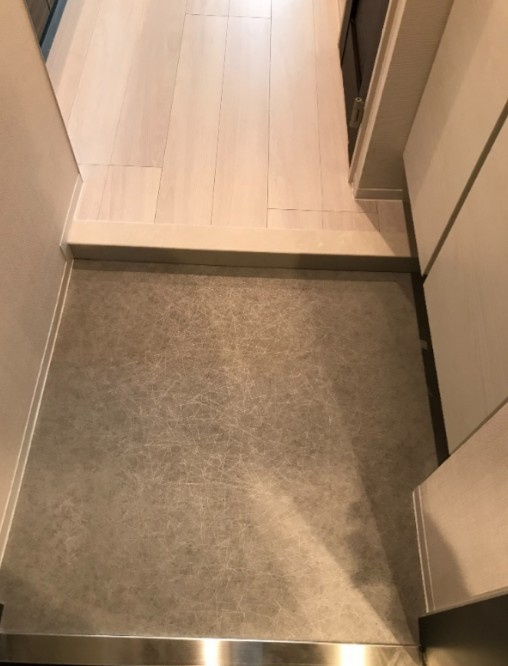 江戸川区東葛西１丁目のアパートの玄関|同施工参照