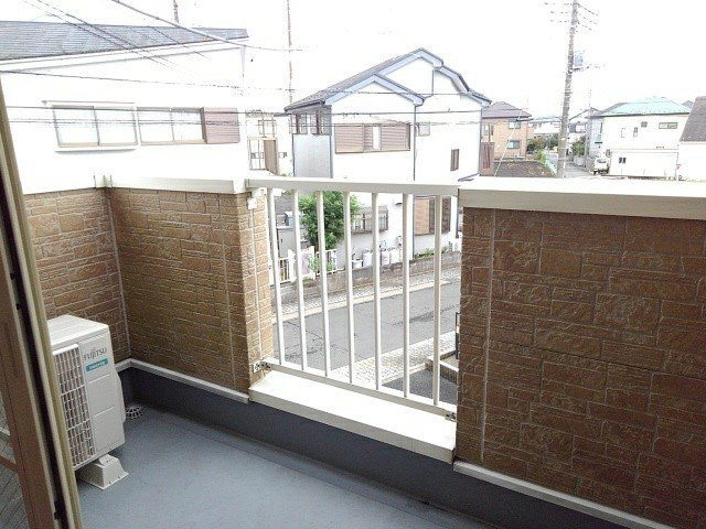 ウイング　ソレイユⅡのバルコニー