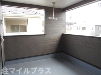 【バルコニー】 | 二本松市油井新築一戸建て12棟 | 広々としたバルコニーです
