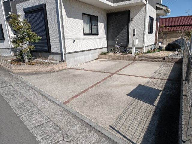 川越市的場戸建の駐車場