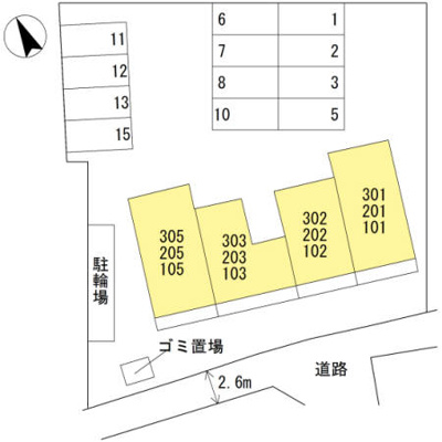 【区画図】 | ミル・クレール 和歌浦東