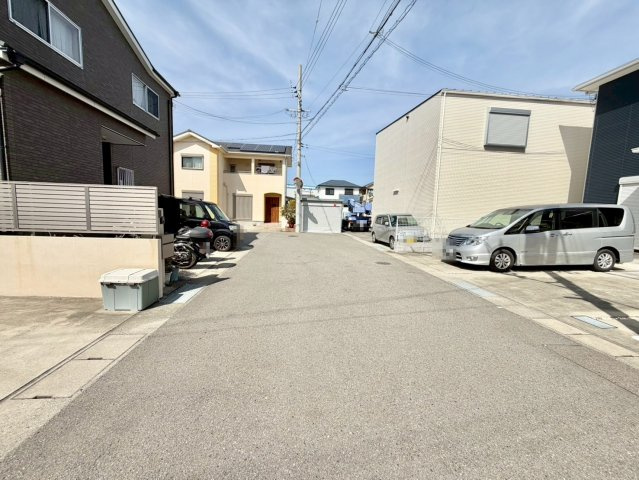泉南郡田尻町吉見戸建の前面道路含む現地写真|前面道路