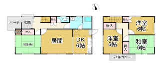 【間取り】 | 川西市鴬の森町13の21　中古一戸建て