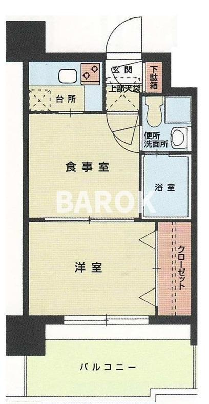 エステートモア平尾センティモの間取り