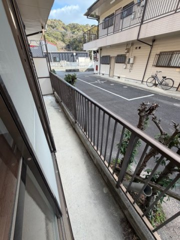 フルール17のバルコニー