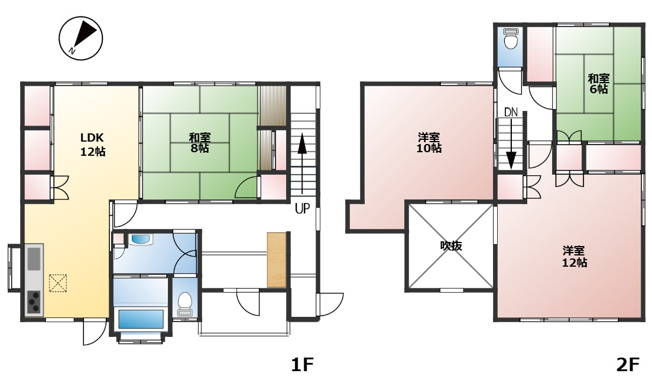 【間取り】 | 宗像市陵厳寺2丁目戸建