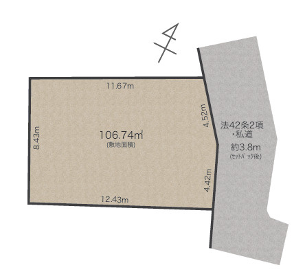 文京区向丘２丁目新築戸建の区画図