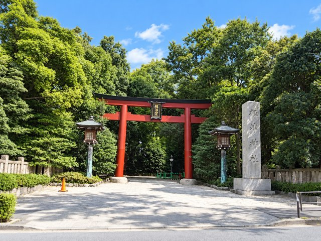 文京区向丘２丁目新築戸建の周辺|根津神社