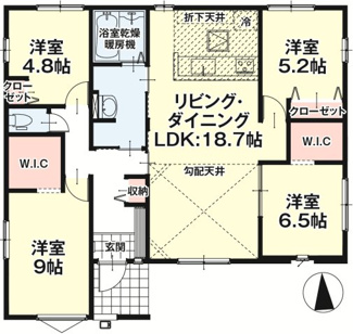 【間取り】 | 二本松市油井新築一戸建て2棟