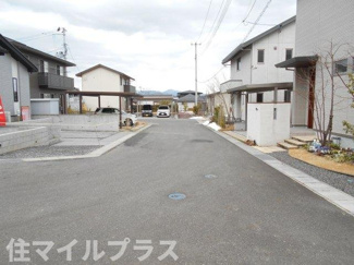 【前面道路含む現地写真】 | 二本松市油井新築一戸建て2棟 | 前面道路含む現地写真です