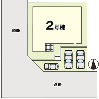 【区画図】 | 二本松市油井新築一戸建て2棟