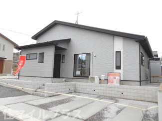 【外観】 | 二本松市油井新築一戸建て2棟 | 外観は落ち着いています