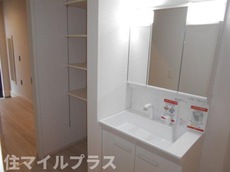 【独立洗面台】 | 二本松市油井新築一戸建て2棟 | 朝の身支度には欠かせない独立洗面化粧台