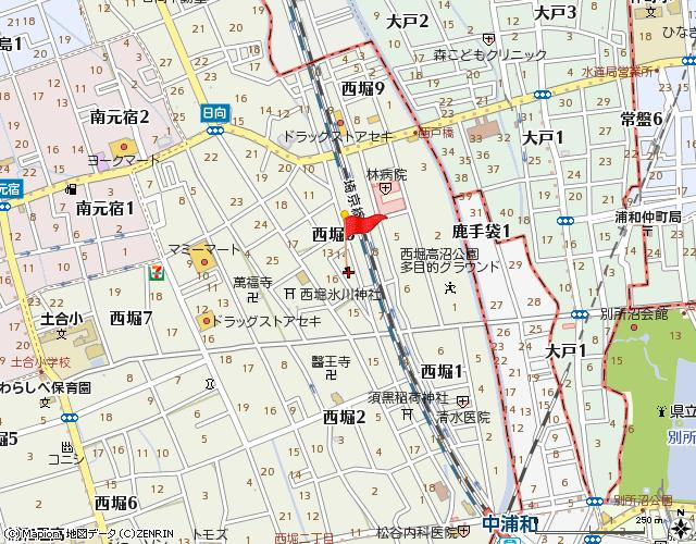TOP中浦和第1の周辺