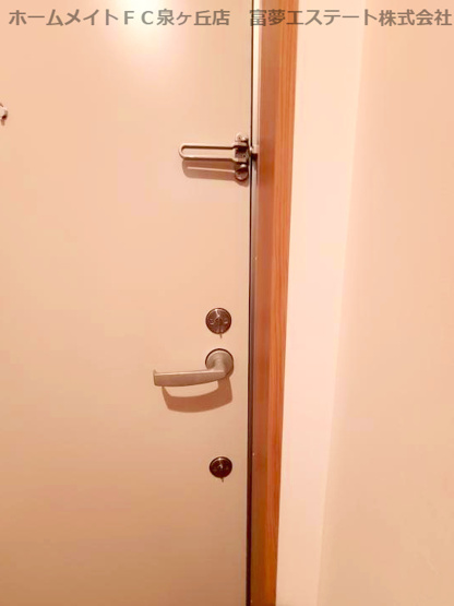 【玄関】 | サンアーク北野田 | 玄関ダブルロックキー