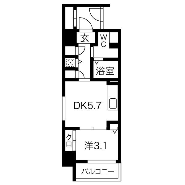 サニーハウス南堀江の間取り