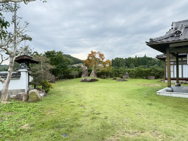 大字岩田　一戸建借家の庭
