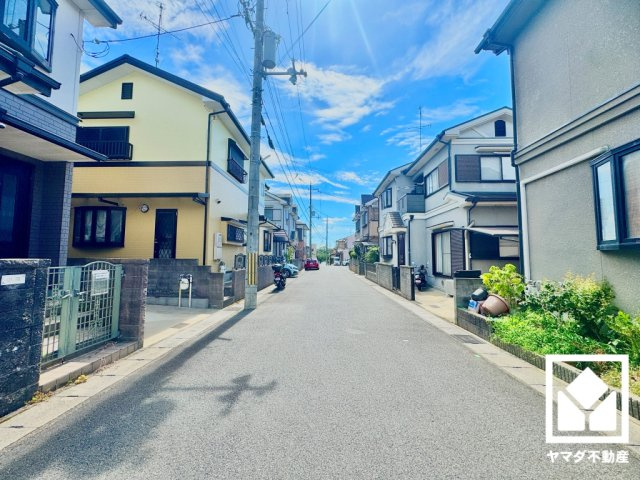 宇治市宇治野神の前面道路含む現地写真