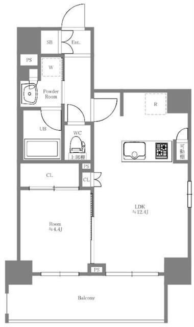 クレイシア・ヴァースクレイシア入谷の間取り