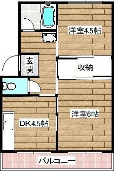 田中マンションの間取り