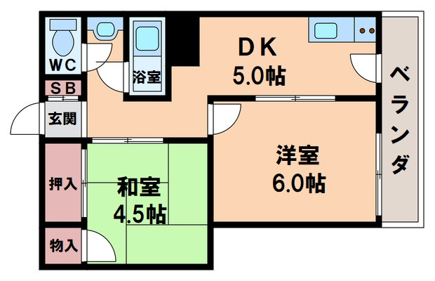【間取り】 | ビスタ桃谷